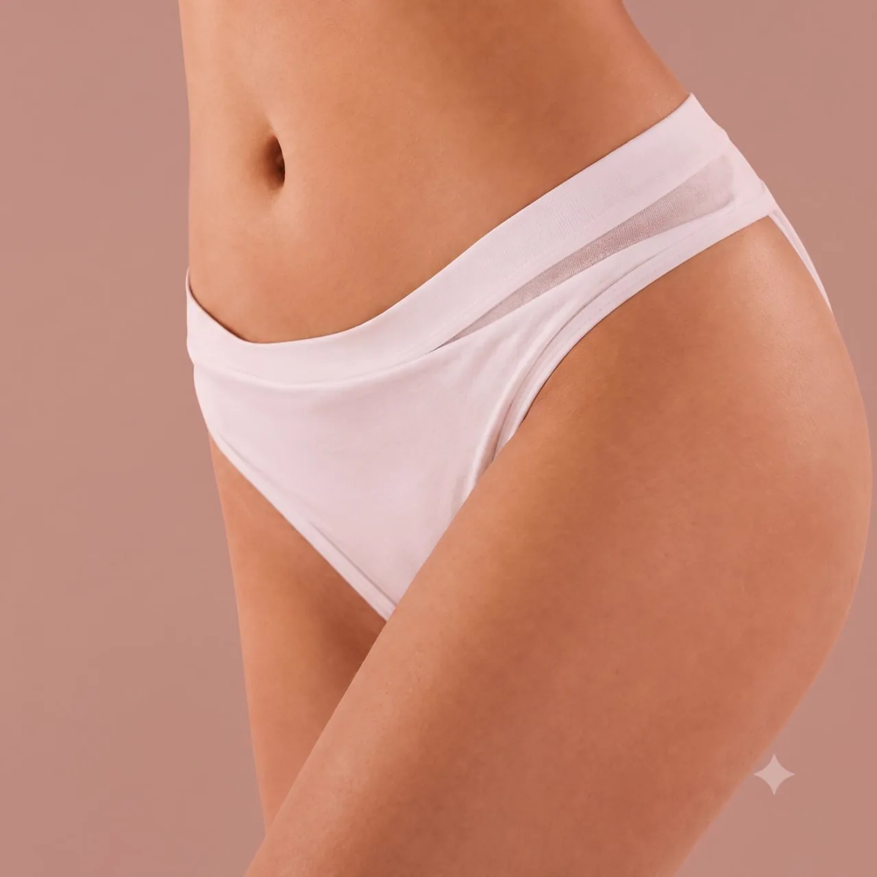 Minh họa vùng bikini nhạy cảm
